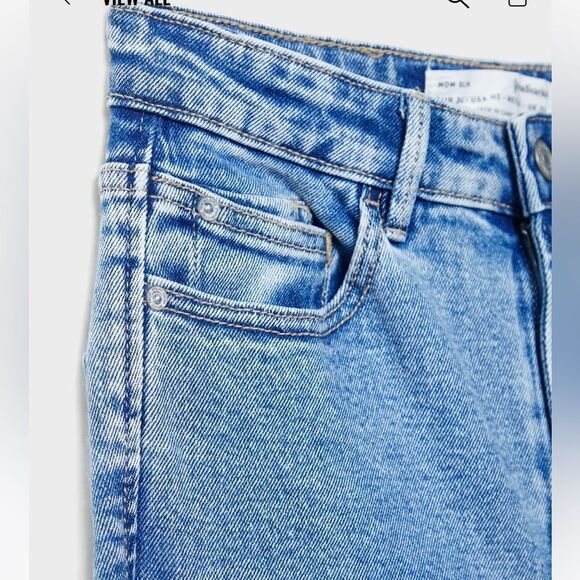 Stradivarius Moms Slim Fit Standard Size 4 Nwt‎ - Picture 6 of 8